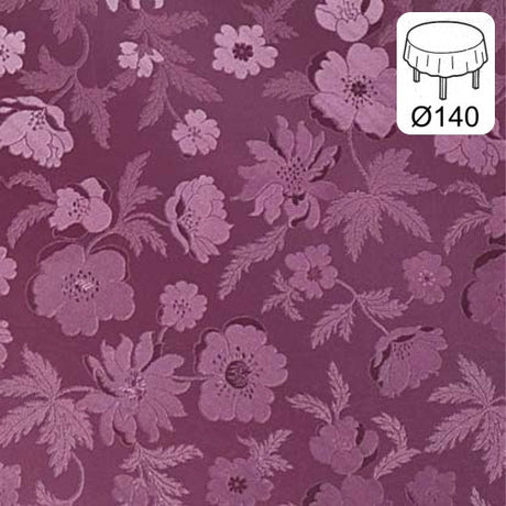 Rund voksdug - Diamond lilla