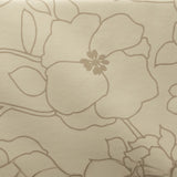 Elegant Blomst – Voksdug i beige, nærbillede