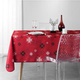 Enchante Red - Juledug med anti-plet, 150 x 300 cm
