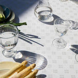 Engholm Flag Damaskdug - Hvid 160 x 310 cm