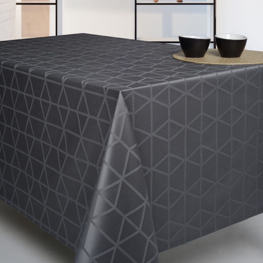 Engholm Pelikan Damaskdug - Grå 140 x 370 cm, miljø