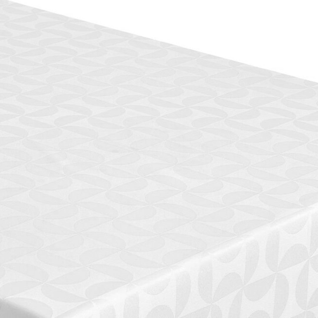 Engholm Star damaskdug 140 x 220 cm – Hvid
