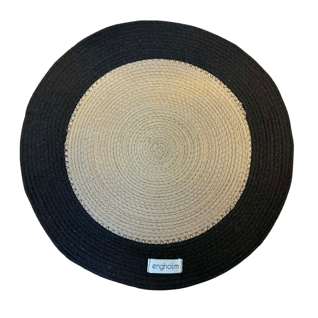 Engholm Thor Rund Dækkeserviet Coffee/Camel – Ø40 cm