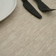 Ensfarvet hørdug - Ensfarvet dug i 100% hør coated med akryl - Sand
