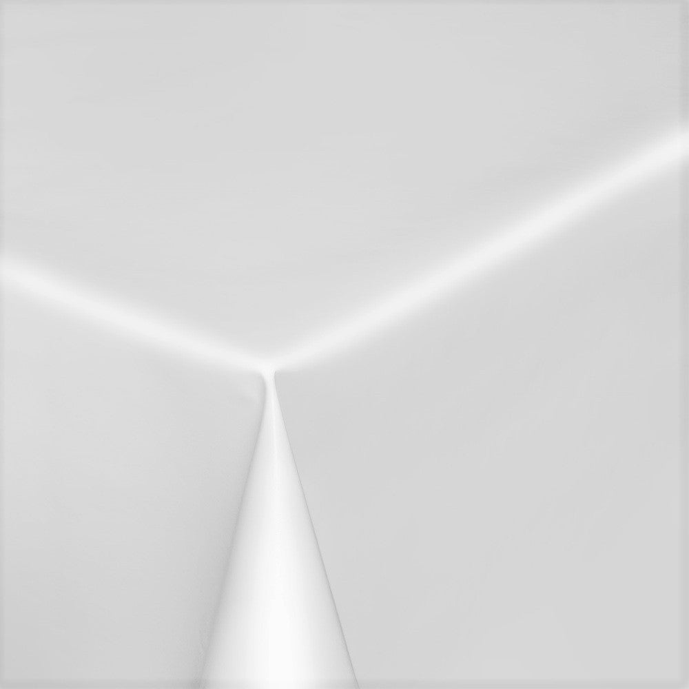 LÆNGDE: 2,0 m - Uni Color - Ensfarvet halvblank voksdug, 140 cm bred. - Hvid