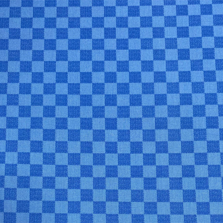 Flair Karo Blue - Ternet akryldug i blå