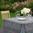 Fleurs Des Champs Antracit - Rektangulær provencedug 160 x 300 cm