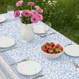 Fleurs Des Champs Blå/hvid - Rektangulær provencedug 160 x 300 cm