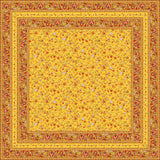 Fleurs Des Champs Gul - Rektangulær provencedug 160 x 160 cm, motiv