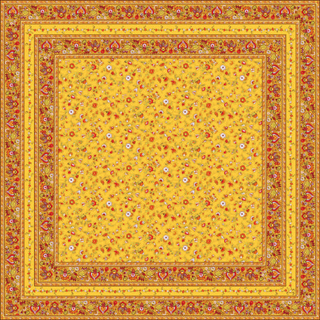 Fleurs Des Champs Gul - Rektangulær provencedug 160 x 250 cm, motiv
