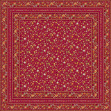 Fleurs Des Champs Rød - Rektangulær provencedug 160 x 300 cm, motiv