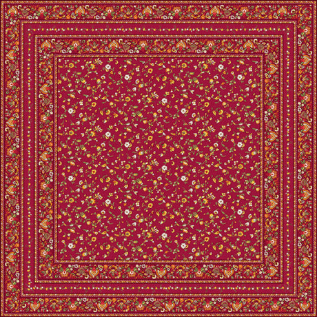 Fleurs Des Champs Rød - Rektangulær provencedug 160 x 300 cm, motiv