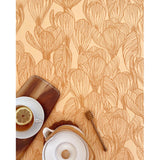 Flora Golden - Notes by Susanne Schjerning - akryldug med antiskrid