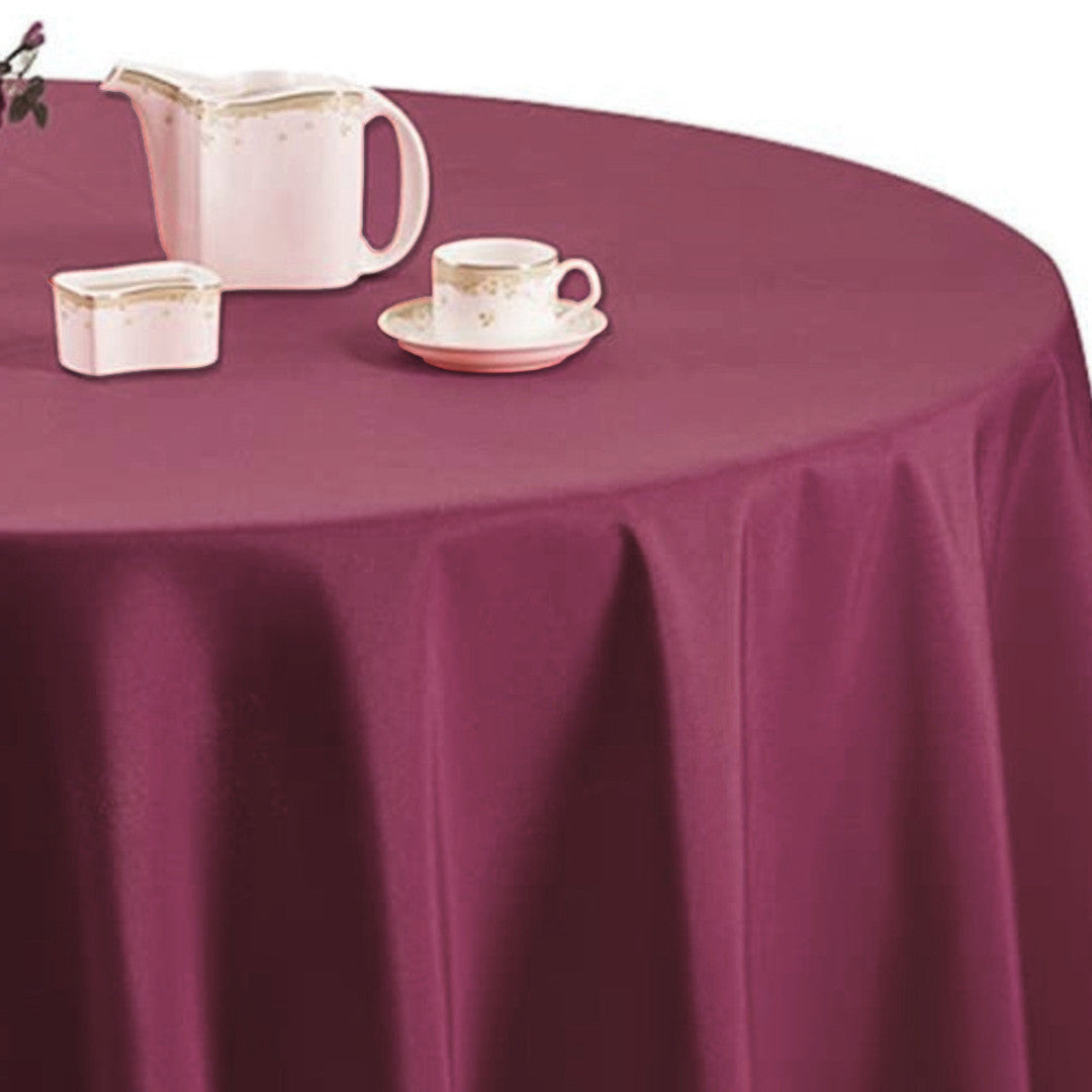 Gastro Aubergine Ø 300 cm, rund damask dug