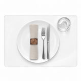 Gennemsigtig dækkeserviet i 2,0 mm klar plast – rektangulær 30 x 43 cm