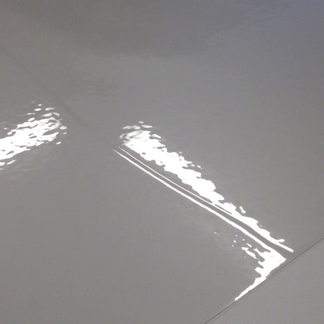 Klar plast 2,0 mm / 1,0 m x 1,0 m  gennemsigtig café folie transparent voksdug - 2. sortering