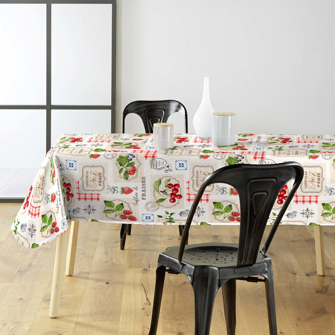 Griotte - Nostalgisk fransk voksdug med frugtmotiv