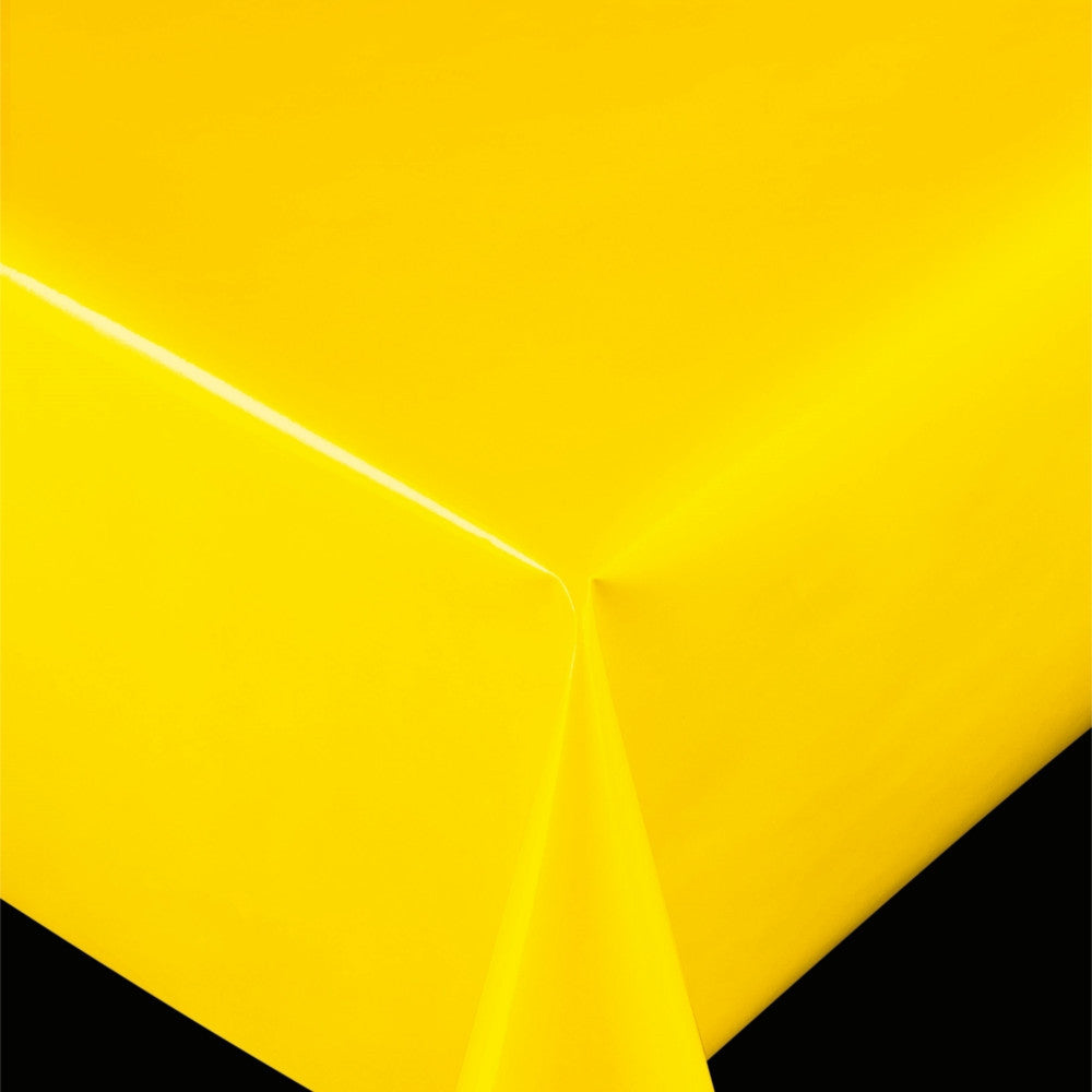 Trend Uni gul - ensfarvet pvc fri voksdug