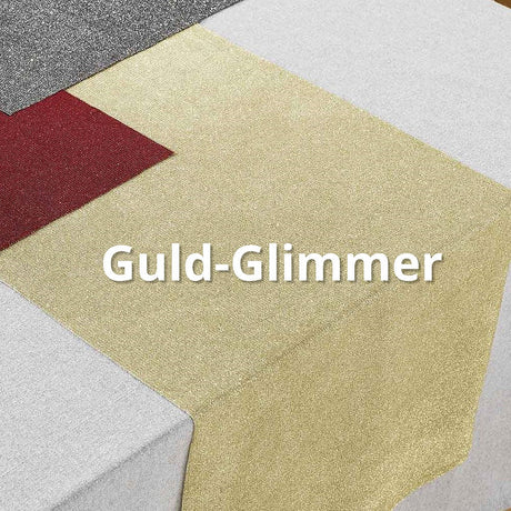 Bordløber Glimmer / Dinner for 2 - 35 x 140 cm - Guld