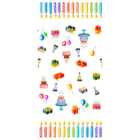 Happy Birthday -  Fødselsdagsdugen - Forrygende festlig akryldug