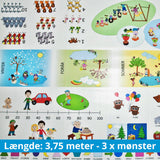 InfoWop Samtaledug - Matematik incl. idehæfte - Ca. 3,75 meter med 3 x mønster