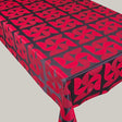 Jaba - Jacquard vævet akryldug, granat
