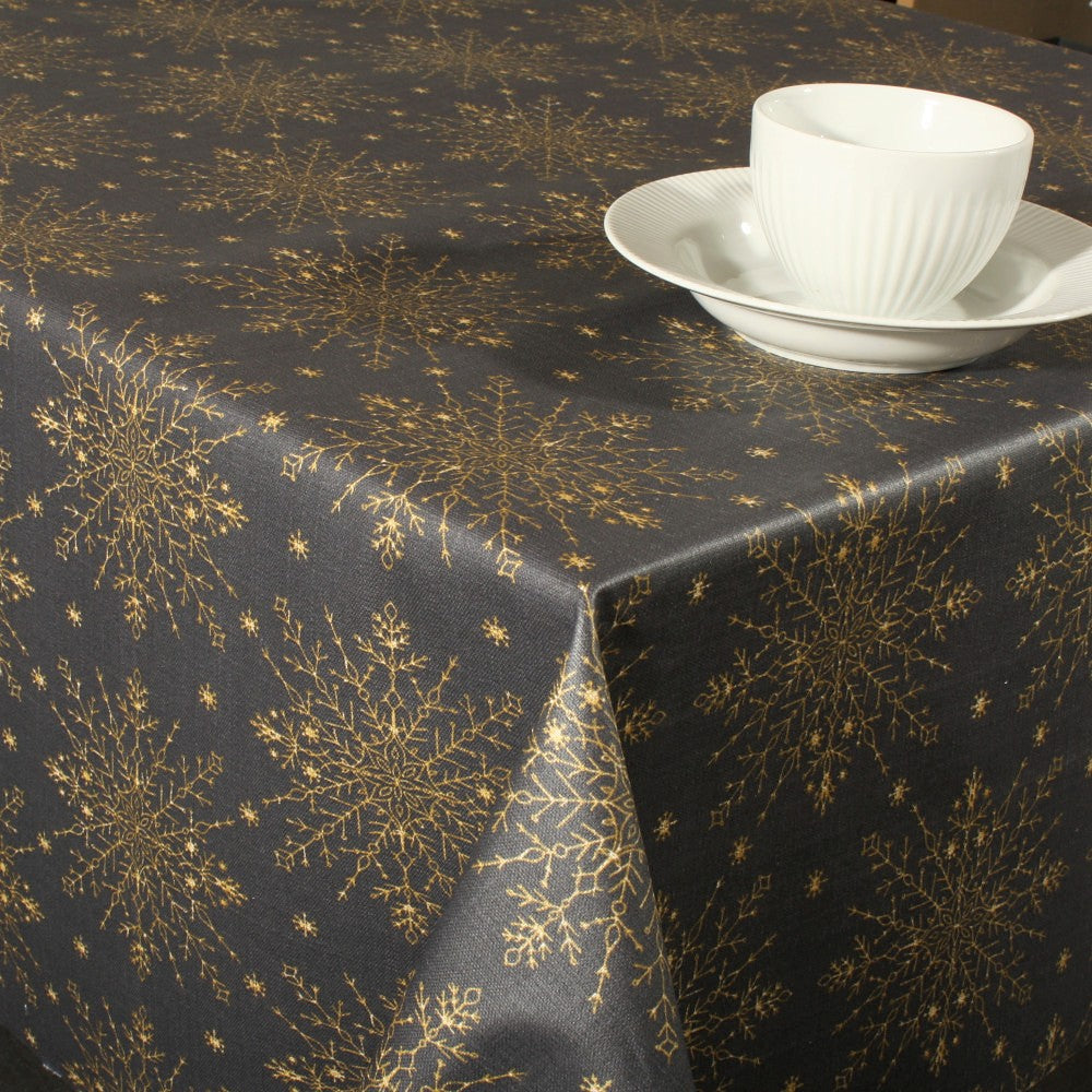 Juleakryldug - Starfreeze Antracit - 155 cm bred, hjørnebillede