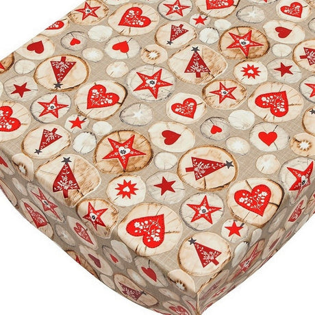 Christmas Rustikal - Jule voksdug rustik jul