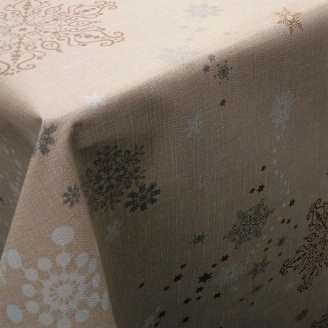 Julevoksdug - Stjerneskud beige