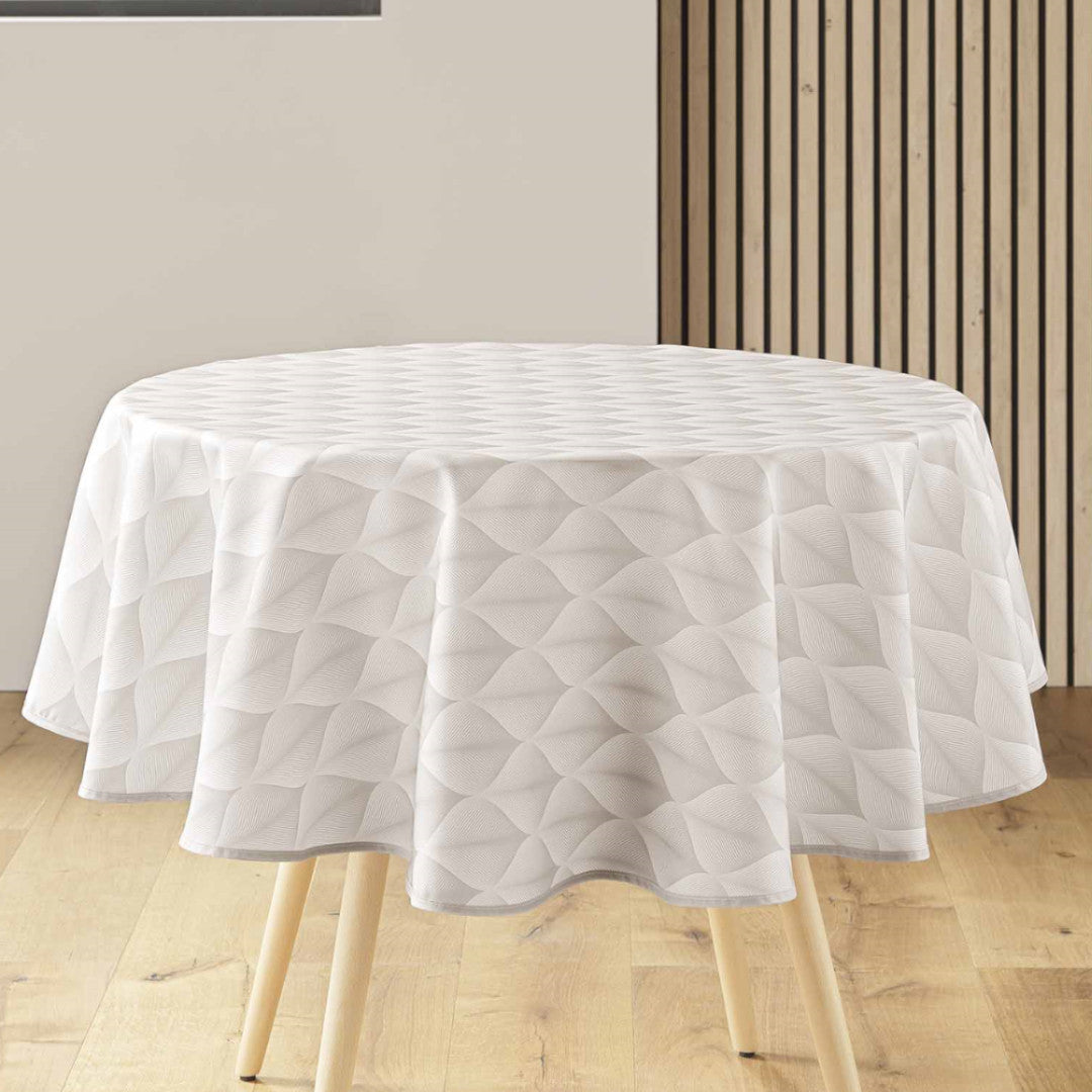 Kalini Grey Ø 180 cm, rund dug med antiplet