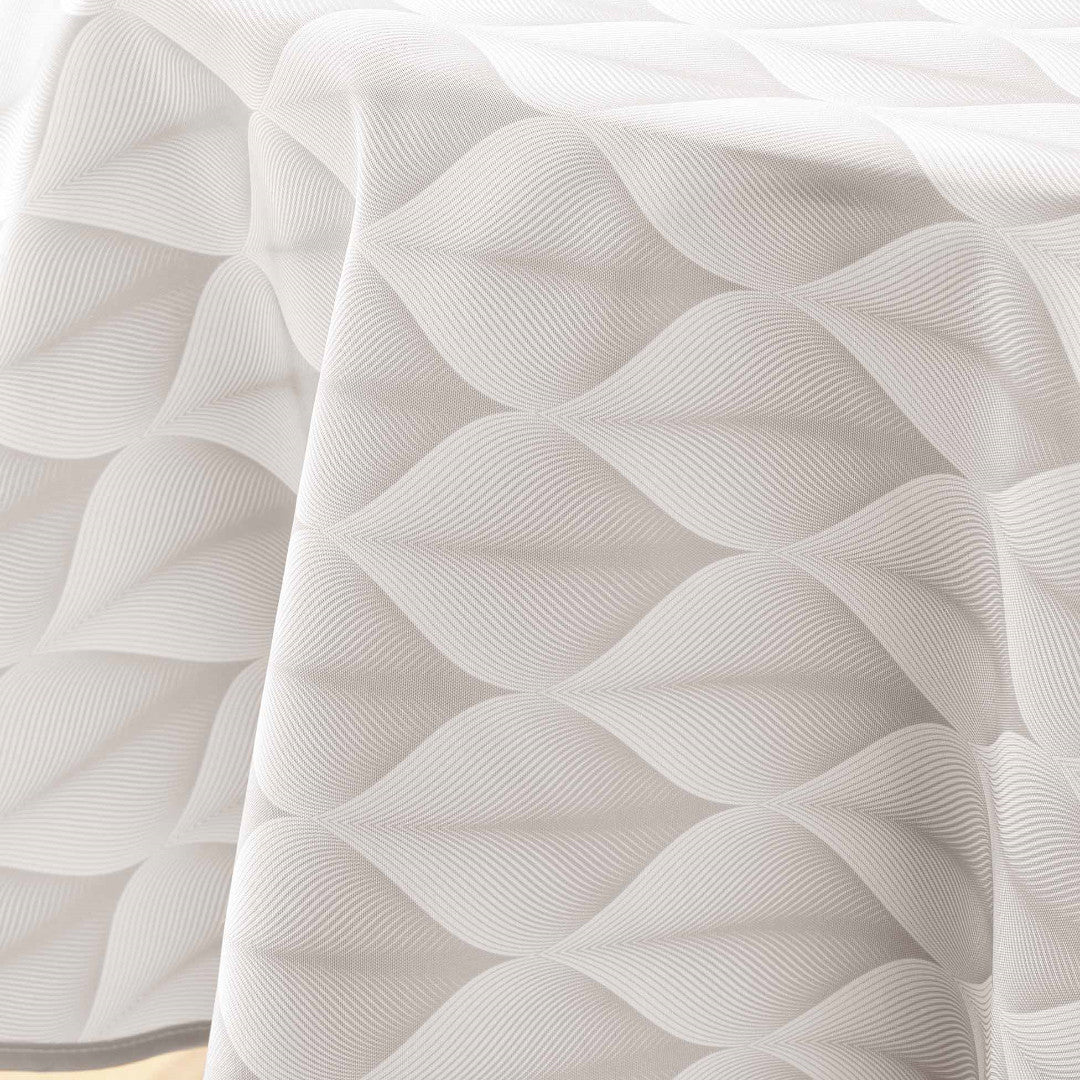 Kalini Grey Ø 180 cm, rund dug med antiplet