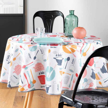 Kitchen Multico Ø 180 cm, rund dug med anti-plet