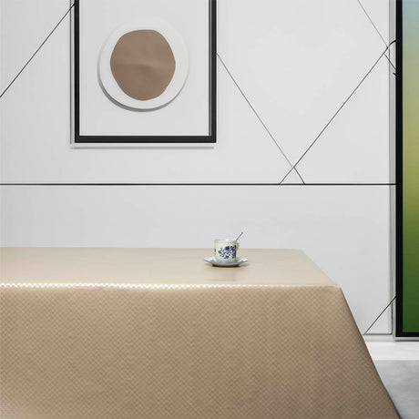 Klassisk mini-tern – Voksdug i beige, mijlø