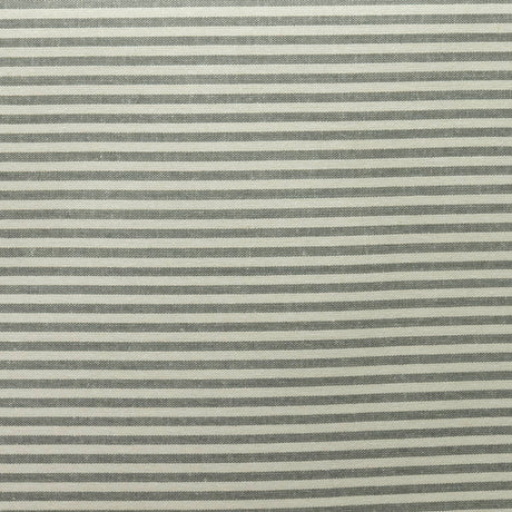 Klitmøller Hvid og grå – Stribet akryldug, mønster