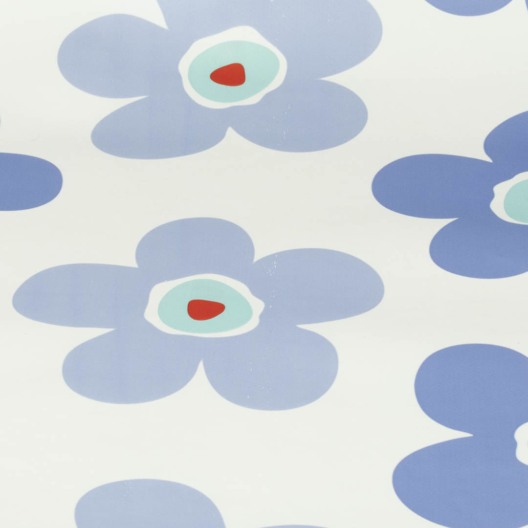 2. SORTERING - Lola voksdug - Small Big Flower Cornflower
