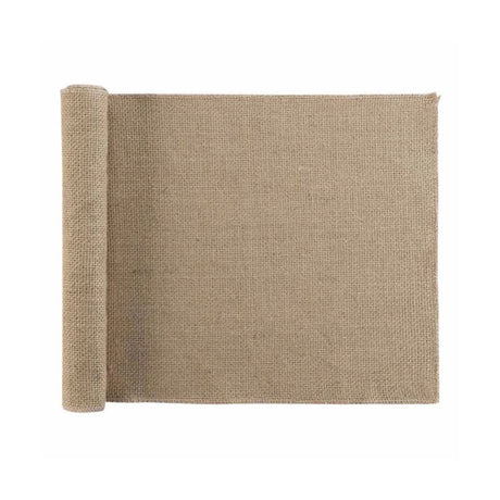 Leny Beige bordløber i jute 35 x 140 cm