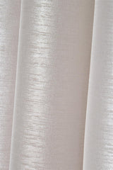 Linwood Off-white – Netgardin 140 x 260 cm, nærbillede