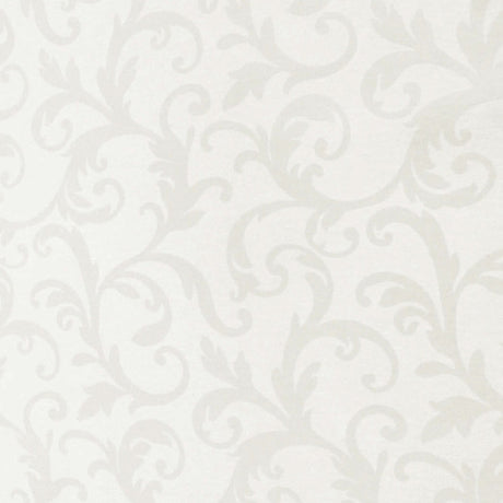 Louvre Greco jacquard vævet akryldug hvid, 160 cm bred