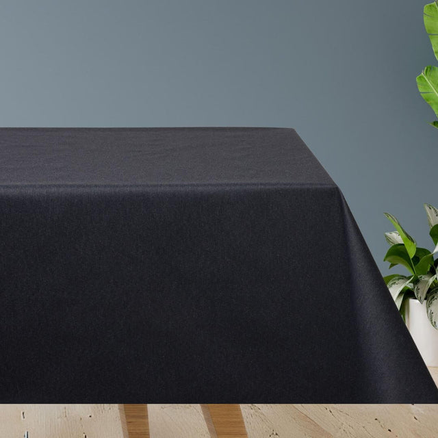 Lowie Mørk Blå - Ensfarvet akryldug med antiskrid