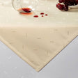 Luxor hvid Ø 160 cm, rund damask dug