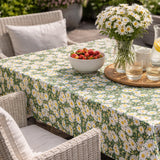 Marguerite - Voksdug med flor af blomstrende margueritter, miljø