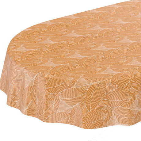 Mathilda lys brun/beige - Voksdug med stregblade