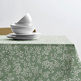 Mimosa Hedge Green - Södahl akryldug i 100% bomuld med antiskrid, hjørne