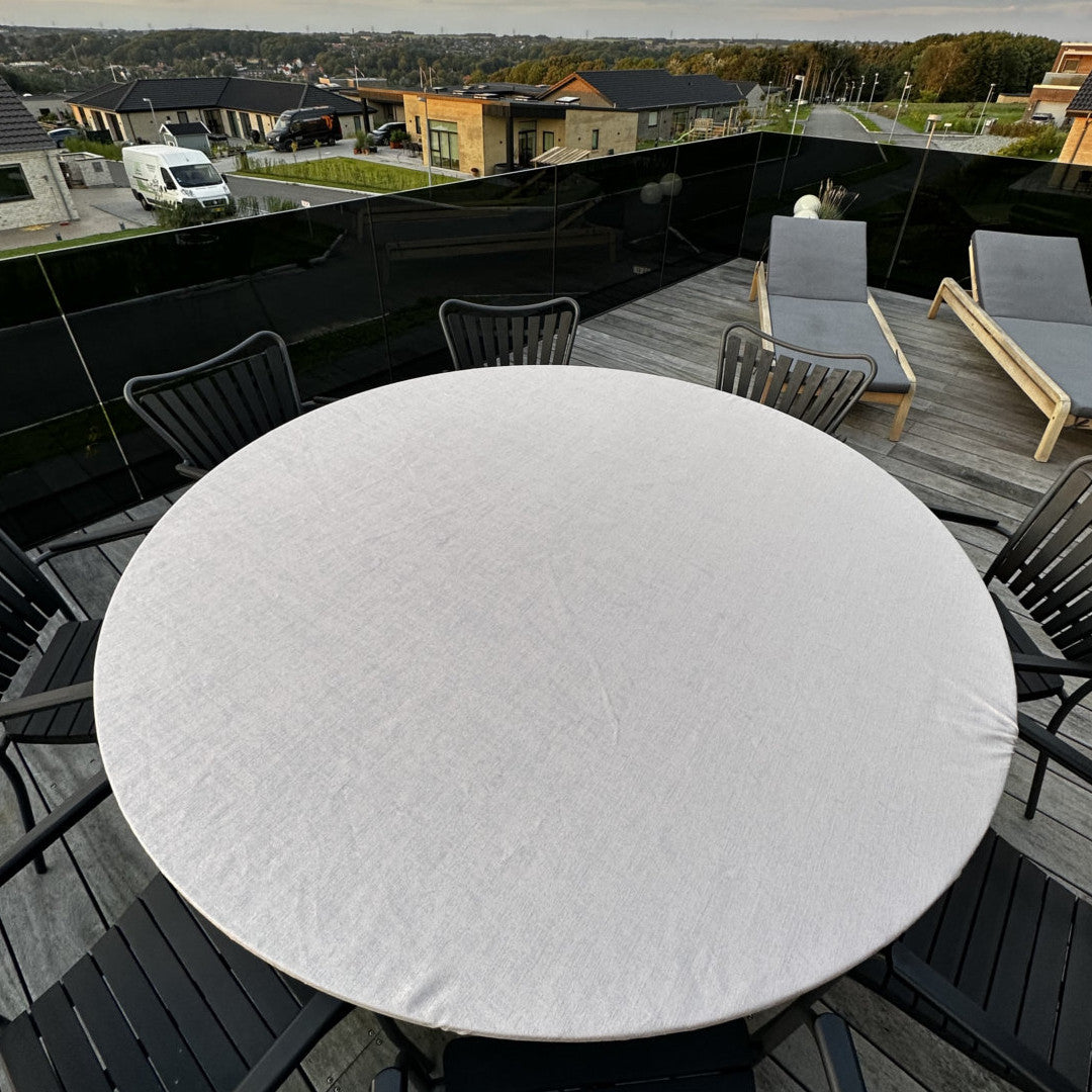 Morillo - Damaskvævet rund akryldug med elastikkant