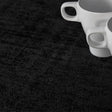 Morillo Luxxus Sort - Jacquard vævet akryldug, 140 cm bred