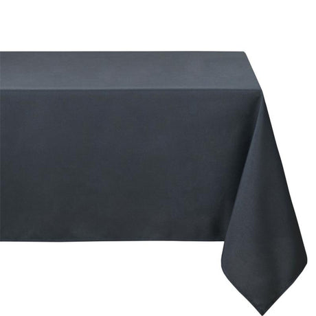 Nelson, ensfarvet rektangulær dug med anti-plet 145 x 200 cm - Antracit, modelbillede