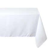 Nelson, ensfarvet rektangulær dug med anti-plet 145 x 200 cm - Hvid, modelbillede