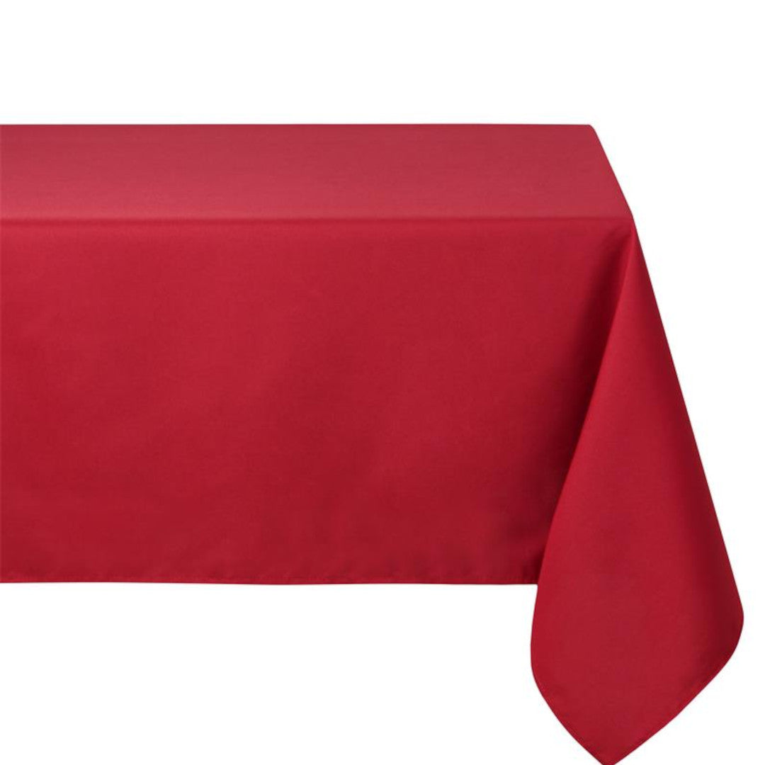 Nelson, ensfarvet rektangulær dug med anti-plet 145 x 200 cm - Rød, modelbillede
