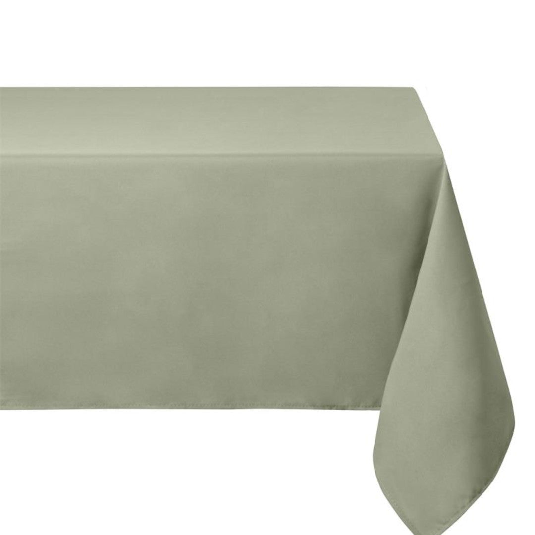 Nelson, ensfarvet rektangulær dug med anti-plet 145 x 200 cm - Salviegrøn, modelbillede