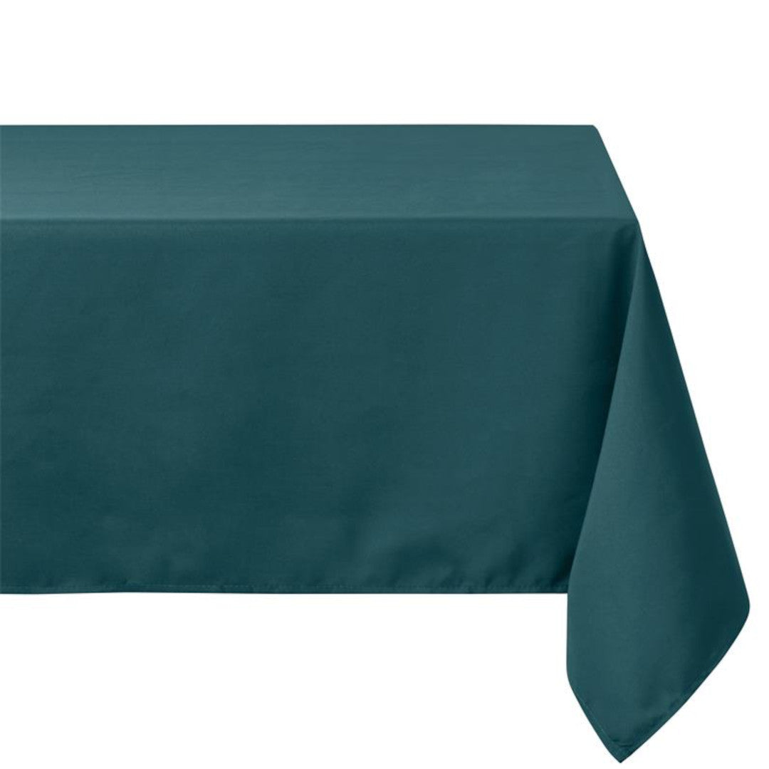 Nelson, ensfarvet rektangulær dug med anti-plet 150 x 300 cm - Petrolblå, model